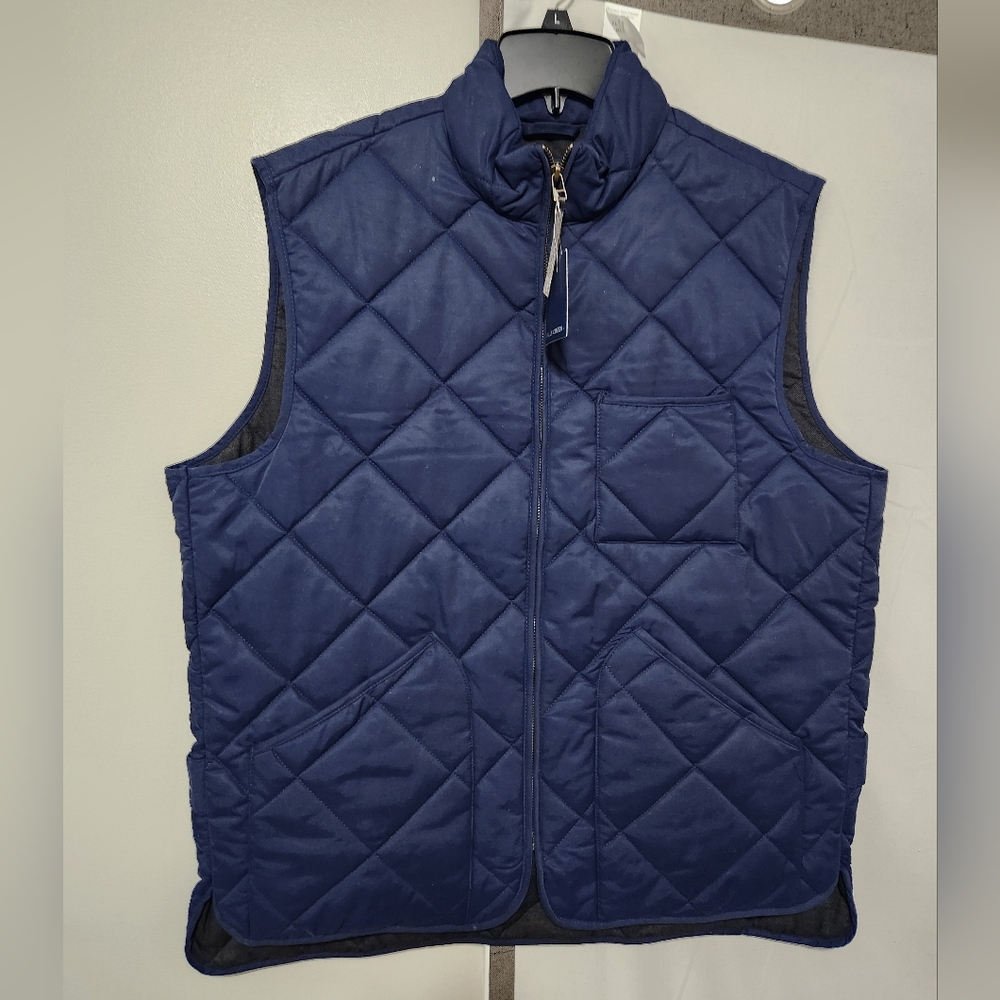 Quilted Blue Vest